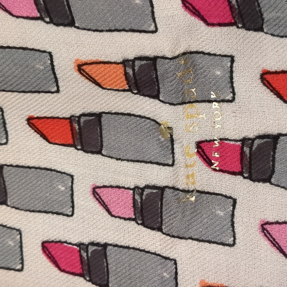 Kate Spade my lips are sealed scarf - Picture 10 of 12